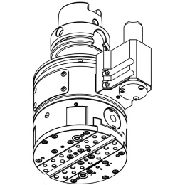 BHA-HSK63A-100 U-AXIS BORING AND FACING HEAD